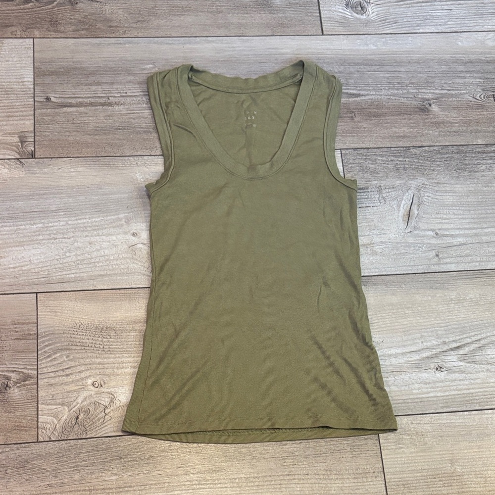 Olive Green Tank Top